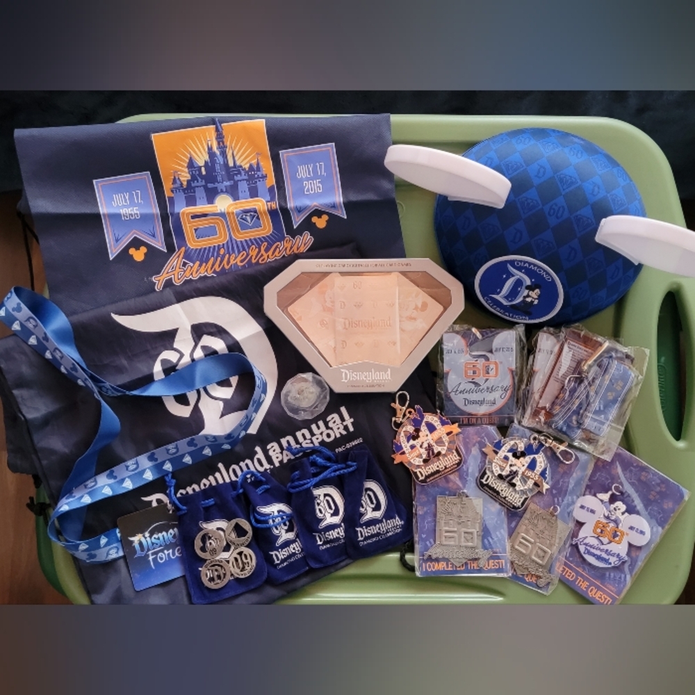 Disneyland 60th Anniversary Collectible Set